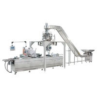 Nieuwe Centrale Keuken Transportband Lijn Vlees Ontdooien Reiniging Automatische Geprefabriceerde Plantaardige Productie Fles Karton Plastic