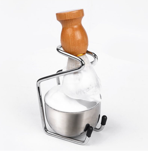 Ensemble de Rasage Complet : <span class=keywords><strong>Brosse</strong></span> à Raser, Bol et Support – Offre Spéciale - Product Image 1