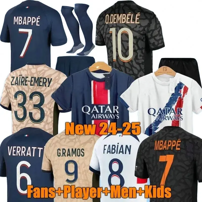 2024 2025 MBAPPE camisetas de fútbol maillot de pie LEE KANG IN RAMOS camiseta de fútbol 25 ASENSIO hommes enfants cuarto UGARTE