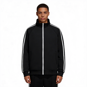 Blouson de moto américain formel à col montant et fermeture éclair, imperméable et coupe-<span class=keywords><strong>vent</strong></span>, avec broderie, disponible en quatre <span class=keywords><strong>couleurs</strong></span> pour toutes <span class=keywords><strong>les</strong></span> saisons - Product Image 1