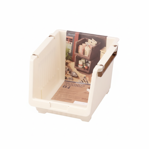 Organizer Inomata a 2 livelli per l'archiviazione e l'organizzazione per la casa in bianco intenso a 04 livelli - Product Image 1