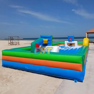 Campo <span class=keywords><strong>de</strong></span> Fútbol Inflable para Exteriores <span class=keywords><strong>de</strong></span> 12x6m, Campo Deportivo Inflable <span class=keywords><strong>con</strong></span> Aro <span class=keywords><strong>de</strong></span> Baloncesto, <span class=keywords><strong>Cancha</strong></span> <span class=keywords><strong>de</strong></span> Baloncesto y Fútbol Inflable para Niños - Product Image 2