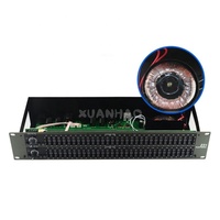 Mezclador de Audio con Ecualizador Gráfico Dual de 31 Bandas, Procesador de Audio con Efecto de Reducción de Ruido, Ecualizador Profesional 231 para DJ de Escenario