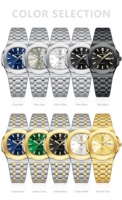 Reloj POEDAGAR 792 para Mujer, Acero Inoxidable, Cuadrado, Moderno, Manecillas Luminosas, Cuarzo, Calendario, Fecha, Semana, Resistente al Agua