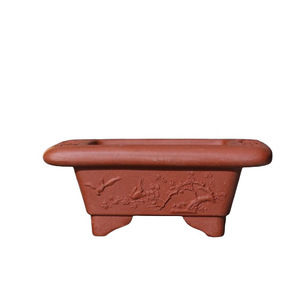 Maceta Rectangular de Zisha para Bonsái, Hecha a Mano, Clásica, para Mesa - Product Image 5