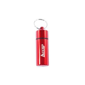 Custom <b>Mini</b> Medicine Aluminium Alloy Micro Pill Holder Pendant Keychain Necklace Container Capsule Storage Bottle Holder - Product Image 4