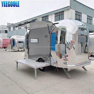 Chariot de distribution d'énergie Mobile, pour <span class=keywords><strong>Popcorn</strong></span>, camion d'aliments pour le petit déjeuner, remorque en vente, livraison rapide, CE - Product Image 3