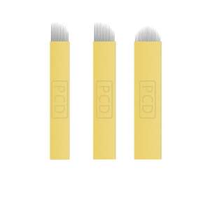 Aiguilles de lames de Microblading PCD les plus récentes produits de Microblading <span class=keywords><strong>aiguille</strong></span> spéciale pour le <span class=keywords><strong>tatouage</strong></span> d'aiguilles de cartouche de broderie à <span class=keywords><strong>la</strong></span> <span class=keywords><strong>main</strong></span> - Product Image 1