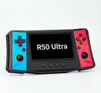 Consoles de jeux portables S Classic R50 Ultra, batterie 4000 mAh, machine de jeux vidéo, boîte de jeux rétro Linux, lecteurs de jeux vidéo 4,5 pouces