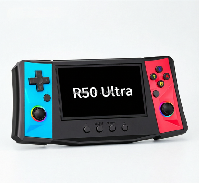 S Classic R50 Ultra Handheld Game Consoles 4000mAh Battery Video Game Machine Linux Retro Game Box 4.5'' Video Game Players