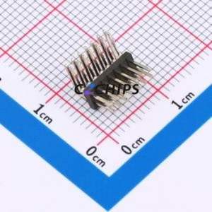 HX PZ1.27-2x7P WZ Pin Header Bent Lead Through Hole,P=1.27mm Connector 2x7P 1.27mm 1.27mm Pin Header - Product Image 1