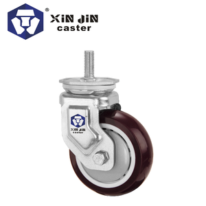 Колесо для чайной тележки 100 мм с тормозом и цельномонтажным кронштейном - Product Image 5