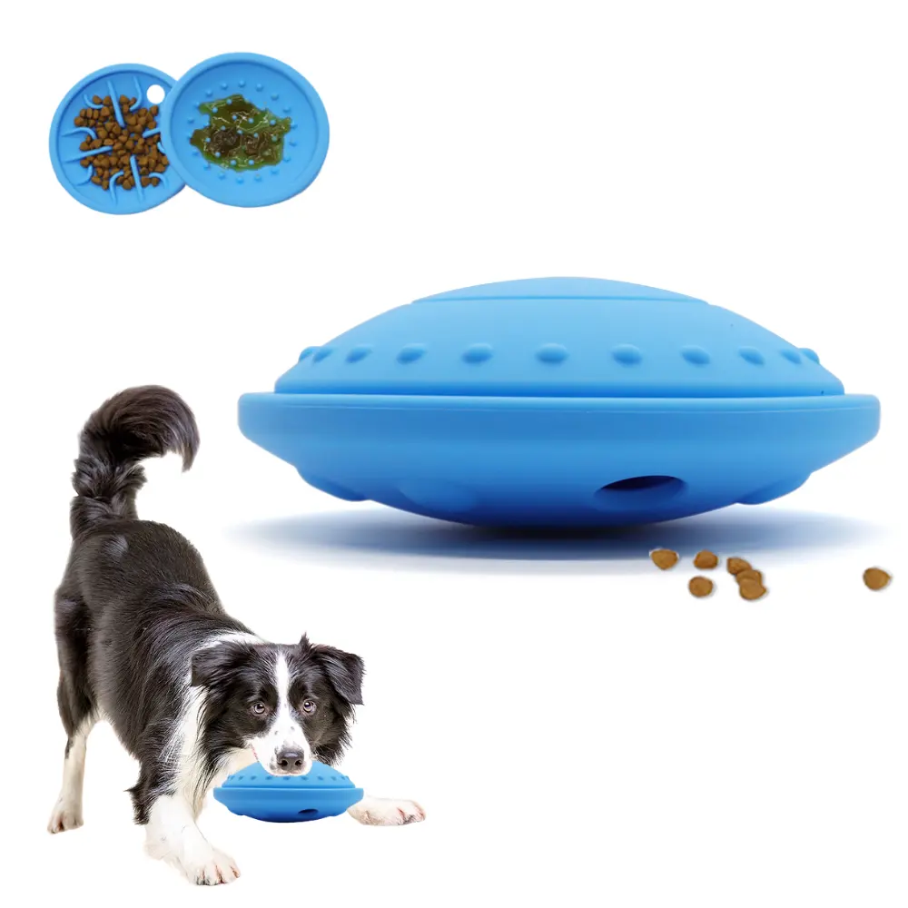 Multifunctionele Siliconen Hond Kauwen Speelgoed Voor Huisdieren Dispenser Speelgoed Hond Slow Feeder Lik Mat