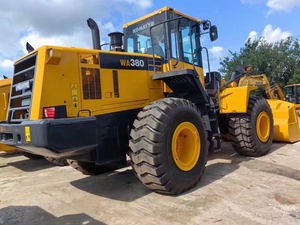 Chargeuse sur pneus Komatsu WA380 d'occasion en bon état, chargeuse frontale Komatsu d'origine japonaise de 5 tonnes, en stock - Product Image 6