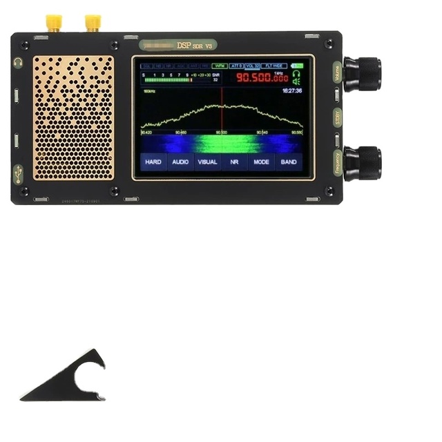 Pckbox HFDY V3 Enhanced Version 1.10D 50KHz-2GHz V1.10D Malachite SDR Receiver Radio DSP SDR Receiver With Code Support Two