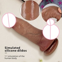 Outils sexuels de Masturbation féminine en Silicone Offre Spéciale pénis réaliste avec ventouse gode godes en gros