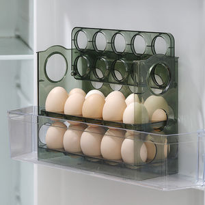 Organizador de Refrigerador de 3 Niveles con 30 Compartimentos de Gran Capacidad, Nuevo Diseño, para la Encimera de la Cocina - Product Image 5