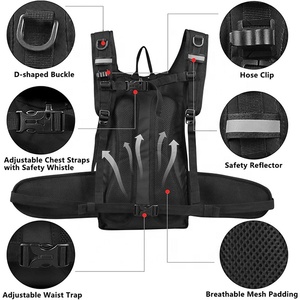 BSCI fabricant de sac à dos personnalisé sac d'hydratation et sac de taille avec vessie en cours d'exécution polyester stockage unisexe lettre sac à dos - Product Image 4