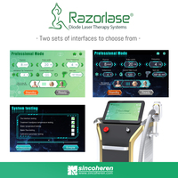 Mesin Laser Dioda Sincoheren Razorlase OEM 1800/2000W Profesional untuk Penghilang Rambut Permanen dengan Teknologi Ice, Peralatan Kecantikan