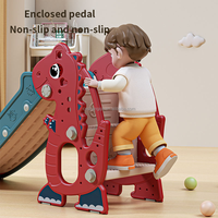 Ensemble de jeux multifonctionnel pour l'intérieur, toboggan, balançoire, maison de jeu, matériau HDPE, équipement de terrain de jeu pour bébé, utilisation en jardin, pour enfants, matériau PE