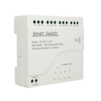 Contrôleur de porte de garage intelligent WiFi Ewelink G0103 - Module relais 4 canaux 7-32V avec application Ewelink, sans USB + sans RF