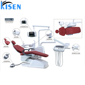 Fauteuil dentaire complet réglable Kisen Foshan, fauteuil de traitement dentaire de haute qualité, équipements de clinique pour cabinet dentaire moderne - Product Image 2