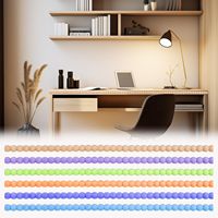 Moulures décoratives modernes en bois massif, demi-bordées, pour murs, armoires, portes et fenêtres - Durables, écologiques et faciles à poser