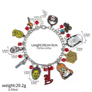 Pulsera Unisex de Halloween, Diseño de Payaso Chachi con Motosierra, Combinación de Fantasmas y Bebés, Éxito en Ventas Transfronterizas, Hecho en China - Product Image 6