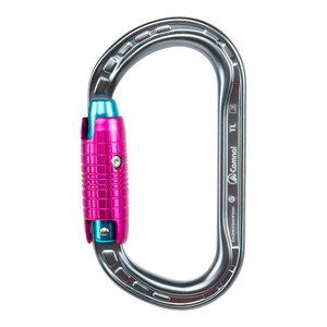 แหวนล็อคอะลูมิเนียมแบบ D-ring ขนาด 115x65 มม. ป้องกันการหลุดลื่น สำหรับปีนเขา กู้ภัย ปฏิบัติงานที่สูง - Product Image 2