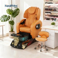 Nuevo Tipo de Muebles de Lujo para Salón de Uñas, Silla de Spa para Pies, Sillas de Pedicura Eléctricas Personalizables con Bañera para Pies