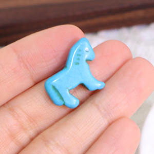 TB0872 perles <span class=keywords><strong>de</strong></span> pendentif en Turquoise sculpté, cheval <span class=keywords><strong>de</strong></span> marche du <span class=keywords><strong>sud</strong></span>-<span class=keywords><strong>ouest</strong></span> Animal Focal Charm pour la fabrication <span class=keywords><strong>de</strong></span> bijoux - Product Image 5