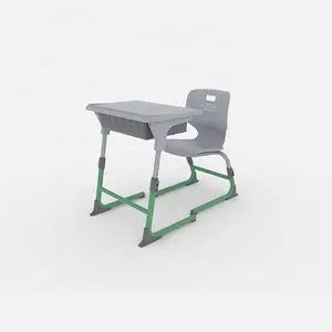 Birincil öğrenciler için özelleştirilmiş Modern masalar ve sandalye seti ayarlanabilir yazı masası