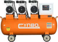 Gynbo2065 - 50L 380V 2.2KW 170L/min 0.8Mpa, réservoir de stockage de 50L. Le compresseur à courroie est personnalisable. Refroid