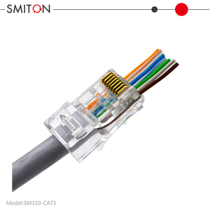 Conector de Cable RJ45 CAT6 de Fácil Instalación para Pasar por Orificios - Product Image 3