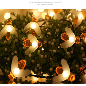 Tira de luces solares para exteriores, 20/50 LED, resistente al agua, para jardín, <span class=keywords><strong>terraza</strong></span>, fiesta, boda y Navidad - Product Image 3