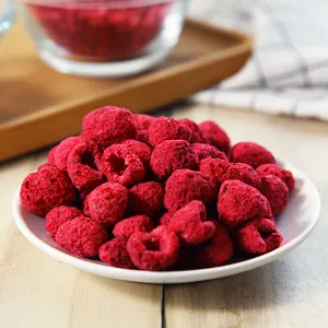 Buah raspberries beri kering beku ekspor grosir TTN Raspberry kering keseluruhan beku