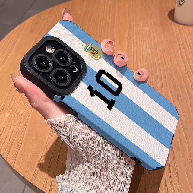 Lucky 10 Phone Case  for Jersey Mobile Phone Case 360 Protection Sports OEM Design Full Protection for Football Superstar Messi