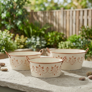Ensemble de 3 pots en métal émaillé - Product Image 3