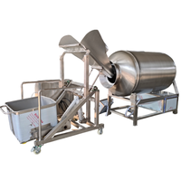 Machine à mariner la viande industrielle, tambour rotatif pour la transformation du jambon et du bacon, en acier inoxydable 304, certifiée CE