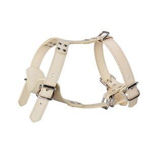 Supplier Wholesale Customized Adjustable <strong>Leather</strong> Har High Quality <strong>Leather</strong> <strong>Dog</strong> <strong>Harness</strong> - Product Image 1