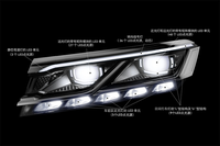 Phares LED Matrix Reconditionnés pour Volkswagen 2017-2019 70W 4000Lm 6000K – Accessoires de Phares Avant Auto en Gros