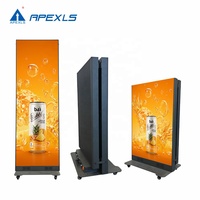 Écran d'affichage LED pliable Apexls P2.5 pour intérieur, écran publicitaire léger et portable pour les salons professionnels et les expositions