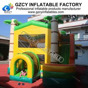 Château gonflable de jungle de toboggan gonflable de <span class=keywords><strong>location</strong></span> de partie de palmier avec le château gonflable de toboggan à vendre - Product Image 5