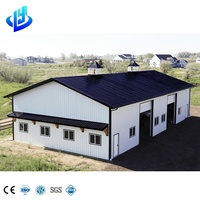 Nave Industrial Prefabricada de Estructura de Acero Moderna con Estructura Sólida y 5 Años de Garantía