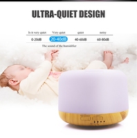 Humidificador ultrasónico sin agua de 300 ml, colorido, con aromaterapia, luz LED, humidificador de pan, mini humidificador sin agua para el hogar y la oficina
