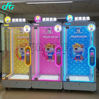 Machine de jeu de cadeau de Machine de prix de coupe de date rose automatique intelligente à pièces Machine de cadeau de ciseaux de garra