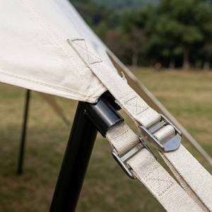 Carpa Grande Tipo Doble Lotus Cloud Top Canopy Multi-Pico 13x12m de Tela Oxford con Estructura de Acero Galvanizado para Eventos en la Playa y Refugio al Aire Libre - Product Image 5