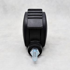 SS Schwarz Farbe All <span class=keywords><strong>Plastic</strong></span> Cabinet <span class=keywords><strong>Caster</strong></span> Rollen rad mit oder ohne Bremse - Product Image 4