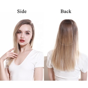 Của Phụ Nữ Clip-Trong Tổng Hợp Tóc Vô Hình Đám Cưới Cô Dâu Thiết Kế Cho Tăng Tăng Khối Lượng Lông Xù Ngày Cưới Khối Lượng Lông Xáo Công Cụ - Product Image 5