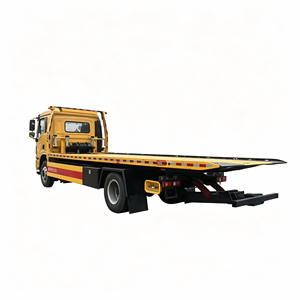 Sinotruk Howo <span class=keywords><strong>G5X</strong></span> 4*<span class=keywords><strong>2</strong></span> 10 Tonnen Flachbett-Abschleppwagen Ein-Zu-Zwei-Bergungsfahrzeug für Autobahn-Unfallrettung - Product Image 4